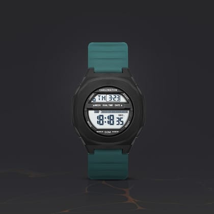 Carlington Endurance Series Digital Sports Watches For Men & Women - CT_9117 Teal