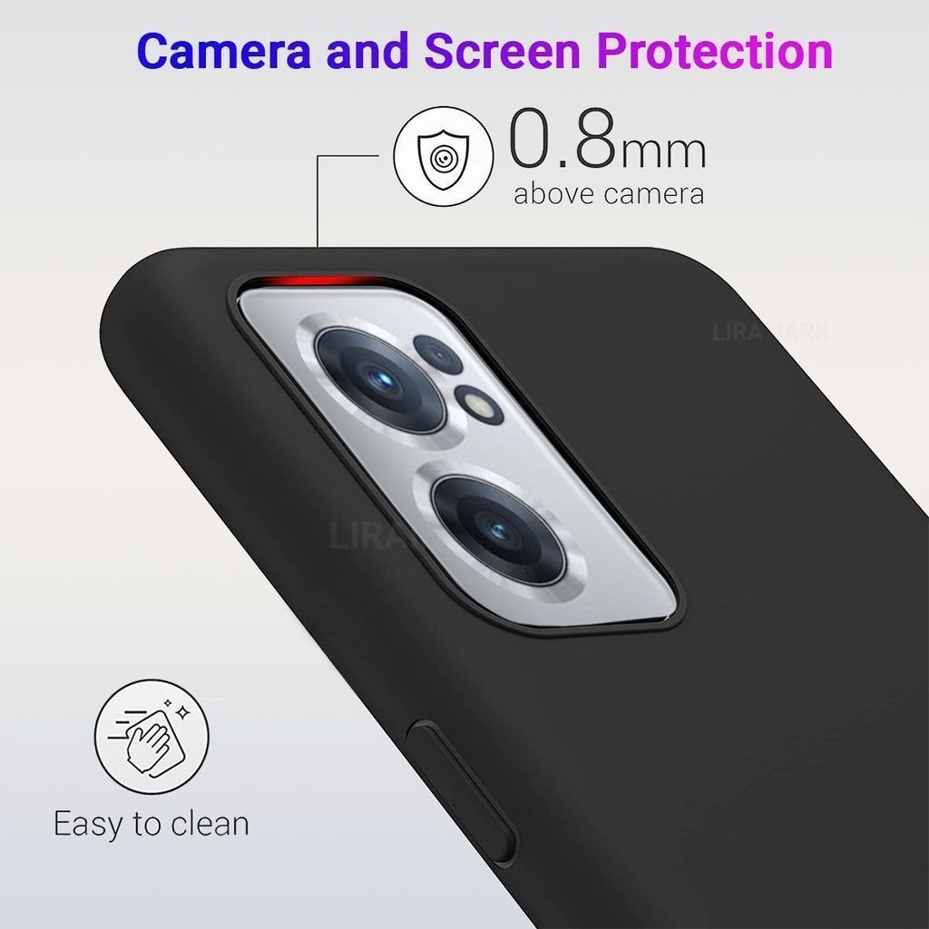 LIRAMARK Liquid Silicone Soft Back Cover Case for OnePlus Nord CE 2 5G / 1+Nord CE 2 5G