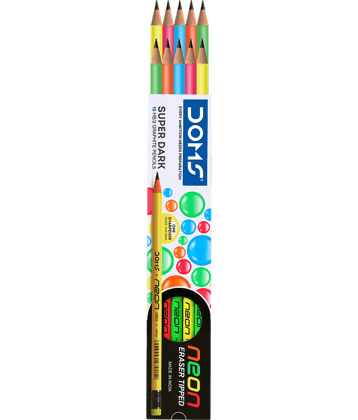Doms Neon R/T Pencil ( Pack Of 5 Packet )