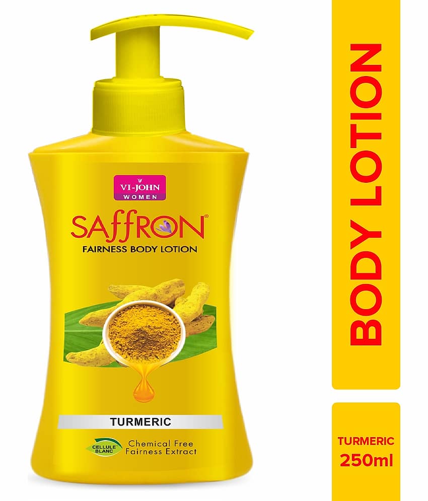 VI-JOHN Saffron Turmeric Fairness Body Lotion for Men & Women 250ml
