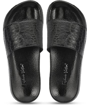 Fashion Victim - Black Men's Slide Flip Flop