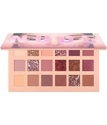 BLUSHIS Nude Eyeshadow Palette 18 shades Multicolor Matte & Shimmery Finish
