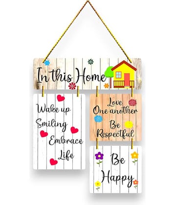 Welcome Wall Hanging for Home Decoration Wall Stickers Happy Home Door Hanging Living Room Decor Diwali Decoration Gift Festival Decorative Items Wall Art