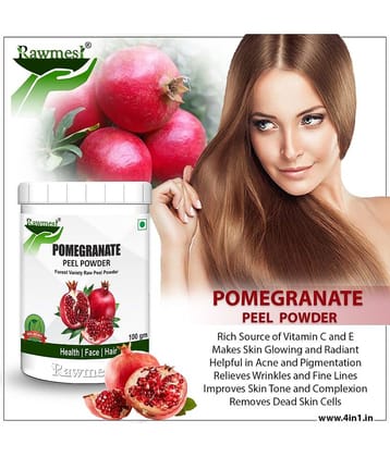 Rawmest Anar Peel Powder| Forest Variety Raw Peel Powder 400gm