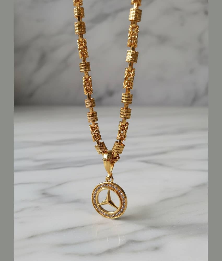 MGSV Gold Men's Religious Mala ( Pack of 1 )