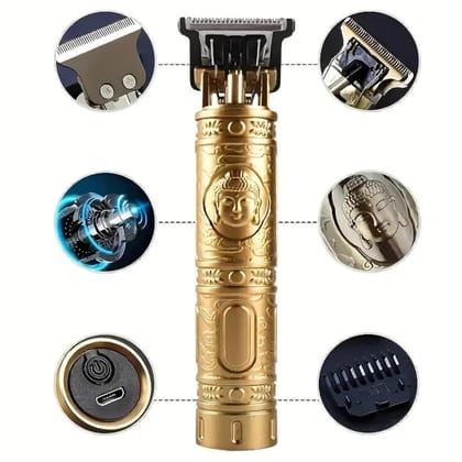 Trimmer Men Professional Cordless Hair Clipper Dragon Style, Rechargeable Trimmer For Beard, Hairs, Moustache & Face