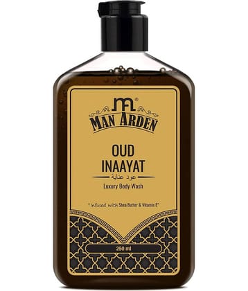 Man Arden Oud Inaayat Luxury Body Wash Infused With Shea Butter & Vitamin E, 250ml