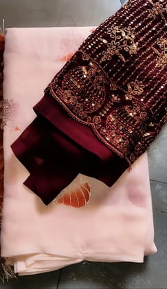 Designer blouse saree