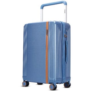 Timus Starlite 78 cm  Premium Wide Handle Polycarbonate Trolley Bag (101L) with TSA Lock - Blue