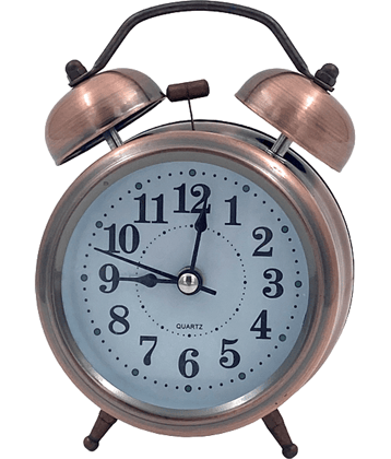 eBizMourGTPL Analog Plastic Circular Table Clock - Pack of 1