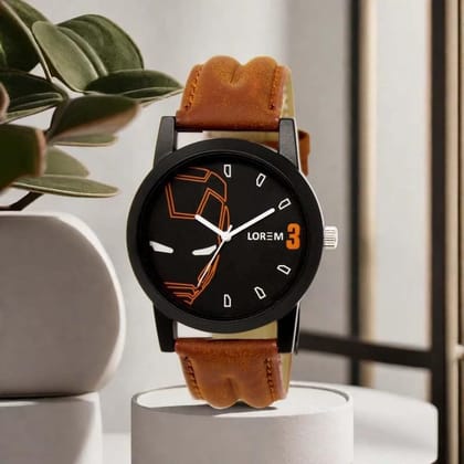 LOREM Multicolor Iron Man Analog Watch for Men LR04-UF LOREM Multicolor Iron Man Analog Watch for Men LR04-UF