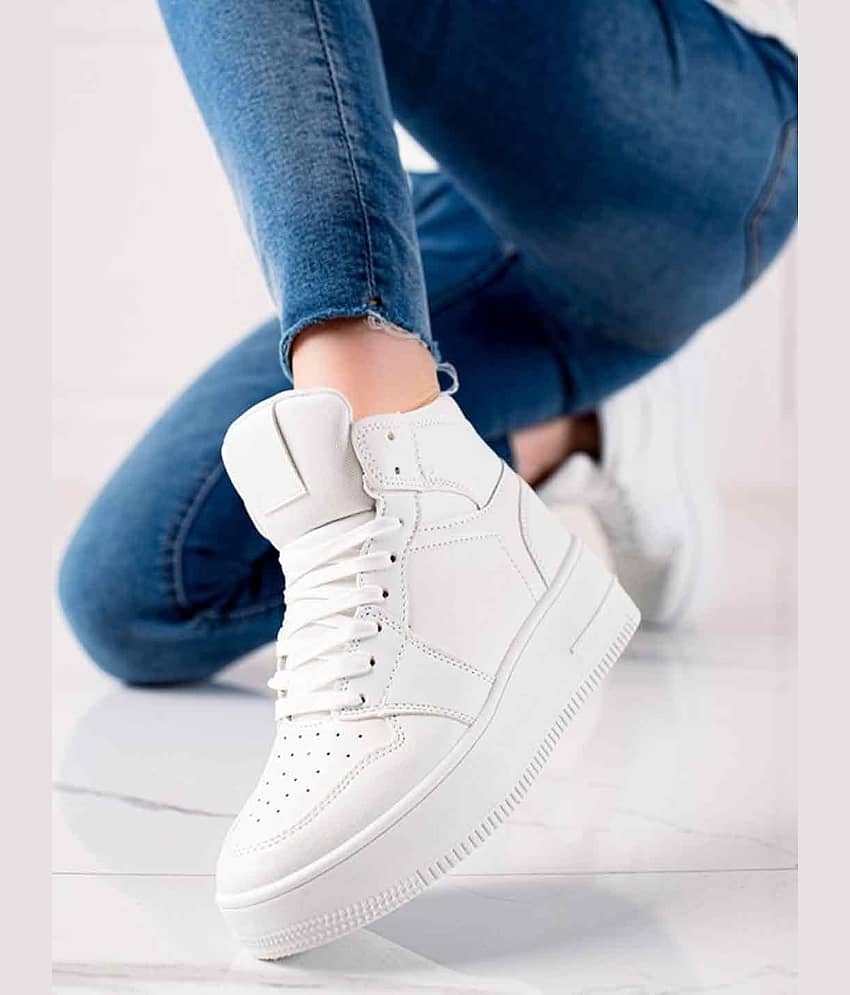 Shoetopia - White Women's Sneakers