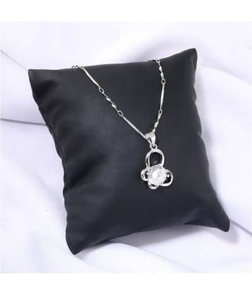 Silver Shine Silver Plated Chain ( Set of 1 )