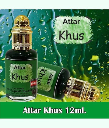 INDRA SUGANDH BHANDAR Attar For Men|Women Malabari Khus Pure & Original Vetiver Perfume Oil Long Lasting Fragrance 12ml Rollon Pack
