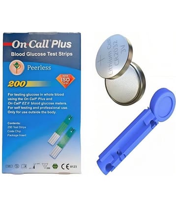 On Call Plus 200 Strips With Battery And 200 Lancets 1 100 Test Strips
