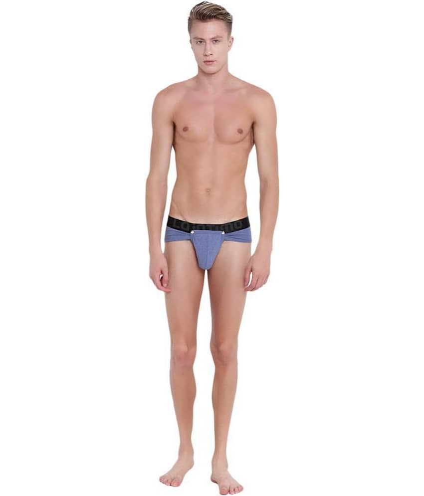 La Intimo Pack of 1 Cotton Briefs For Men's ( Blue )