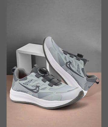 Clymb Gray Men's Sports Running Shoes