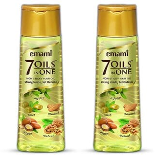 Emami 7 Oils In One Damage Control Hair Oil - Pack Of 2 (100ml)