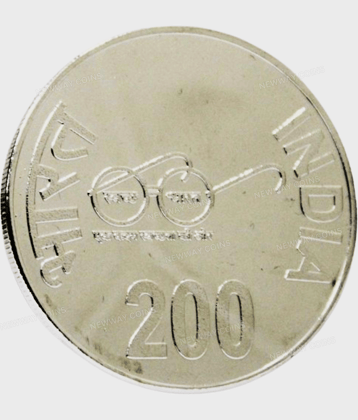 Extremely Rare* 200 Rupees 2015 (200th Anniversary of Tatya Tope) Very Collectible Silver-plated Coin