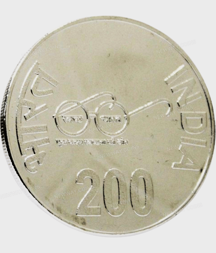 Extremely Rare* 200 Rupees 2015 (200th Anniversary of Tatya Tope) Very Collectible Silver-plated Coin
