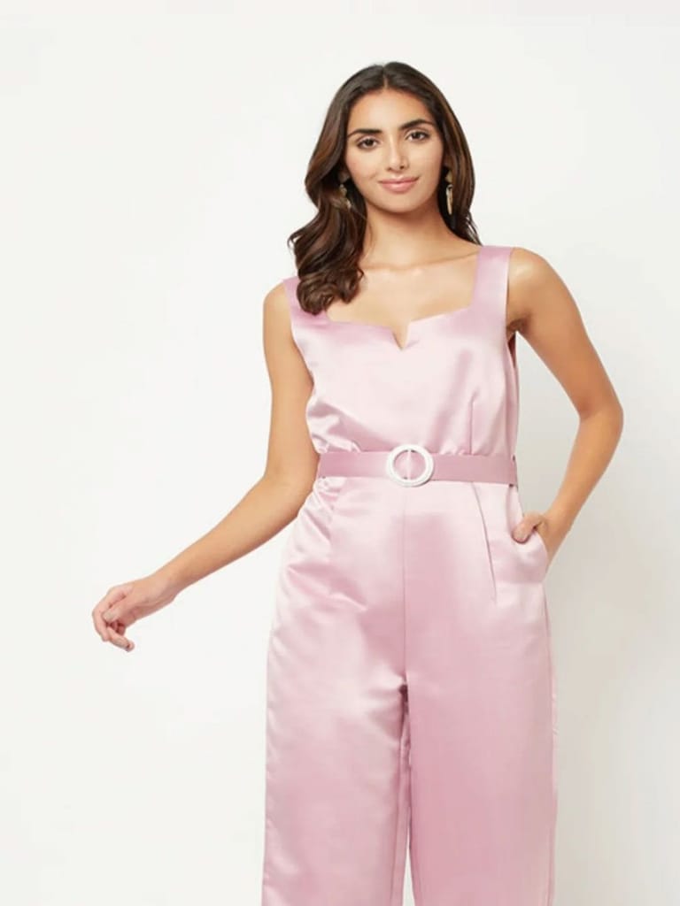 Pink Shimmering Jumpsuit
