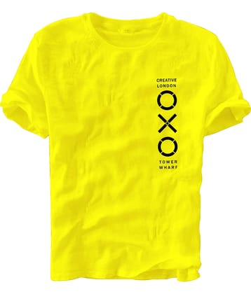 fashion and youth Pack of 1 Cotton Blend Relaxed Fit Men's T-Shirt ( Olive )