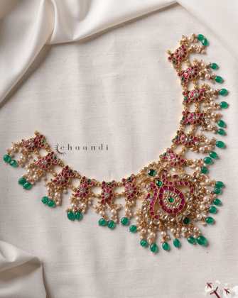 Gold Polish Silver Necklace CHN1597