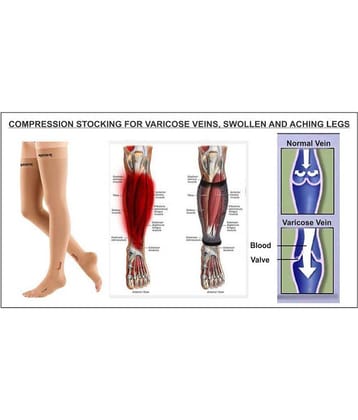 Just Rider Medical Compression Stockings XL