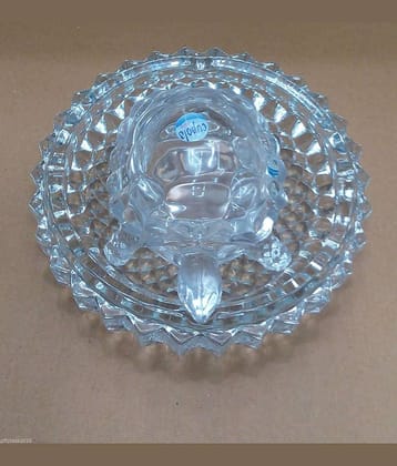 Crystal Tortoise With Plate