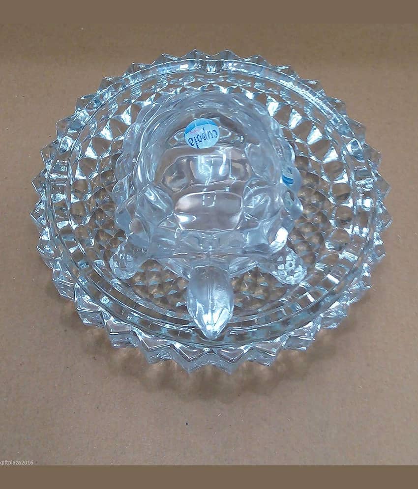 Crystal Tortoise With Plate