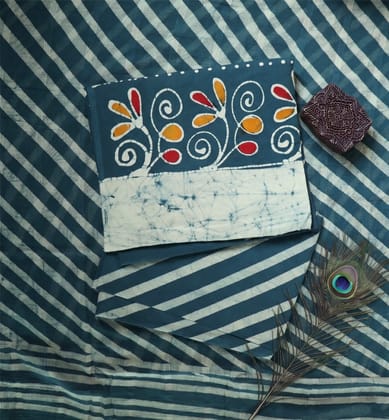 Handcrafted Cotton Batik Print 3-Piece Suit Set Handcrafted Cotton Batik Print 3-Piece Suit Set