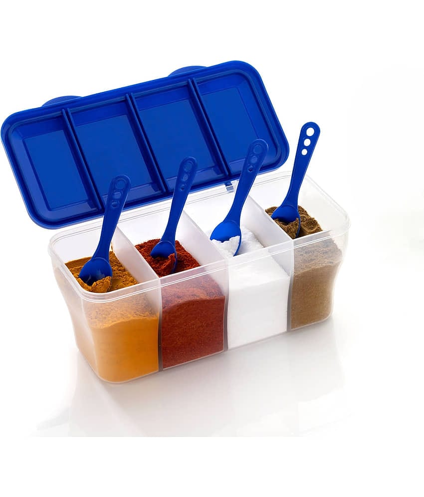 OFFYX - Spice Storage PET Blue Spice Container ( Set of 1 )