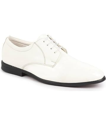 Fausto White Men's Oxford Formal Shoes