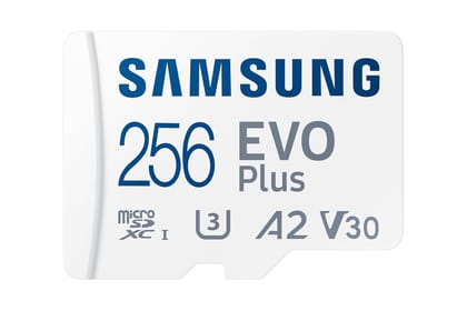 SAMSUNG EVO Plus 256GB Micro SDXC, Up-to 160MB/s, Expanded Storage for Gaming Devices, Android Tablets and Smart Phones, Memory Card, MB-MC128SA/IN