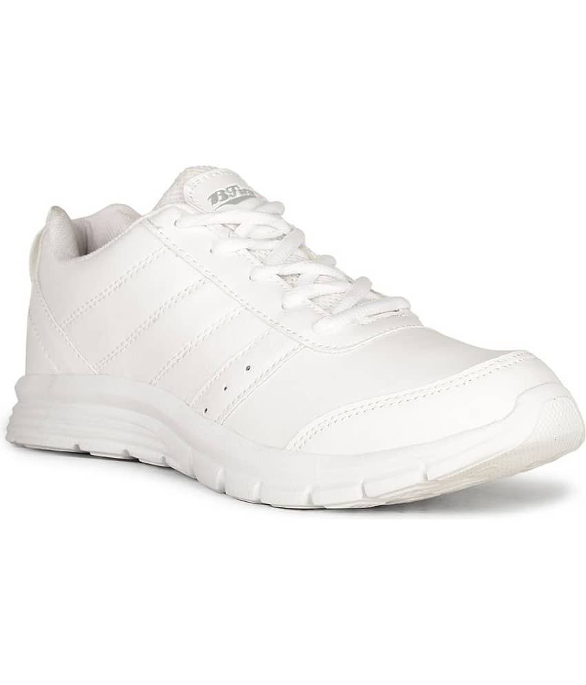 Bata White Men's Sports Running Shoes