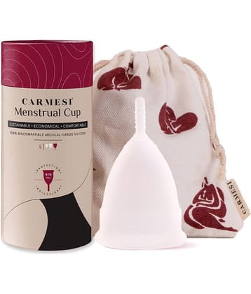 Carmesi Reusable Menstrual Cup for Women - Large Size - With Free Pouch