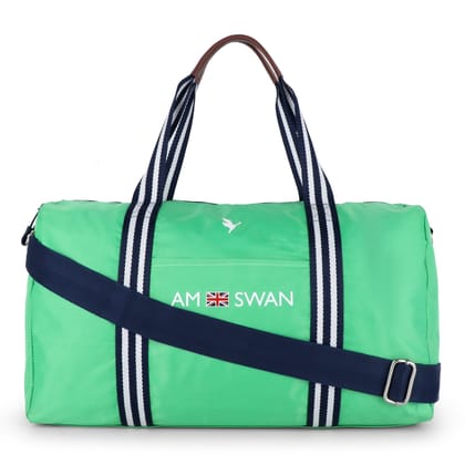 Amswan  Unisex Green Duffle Bag Stylish Versatility For Travel & Beyond
