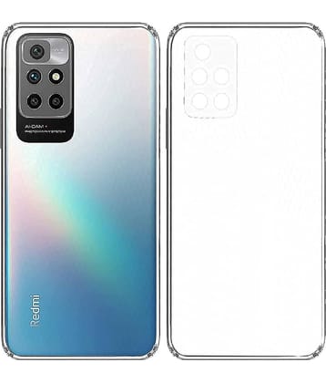 Case Vault Covers - Transparent Silicon Silicon Soft cases Compatible For redmi 10 prime ( Pack of 1 )