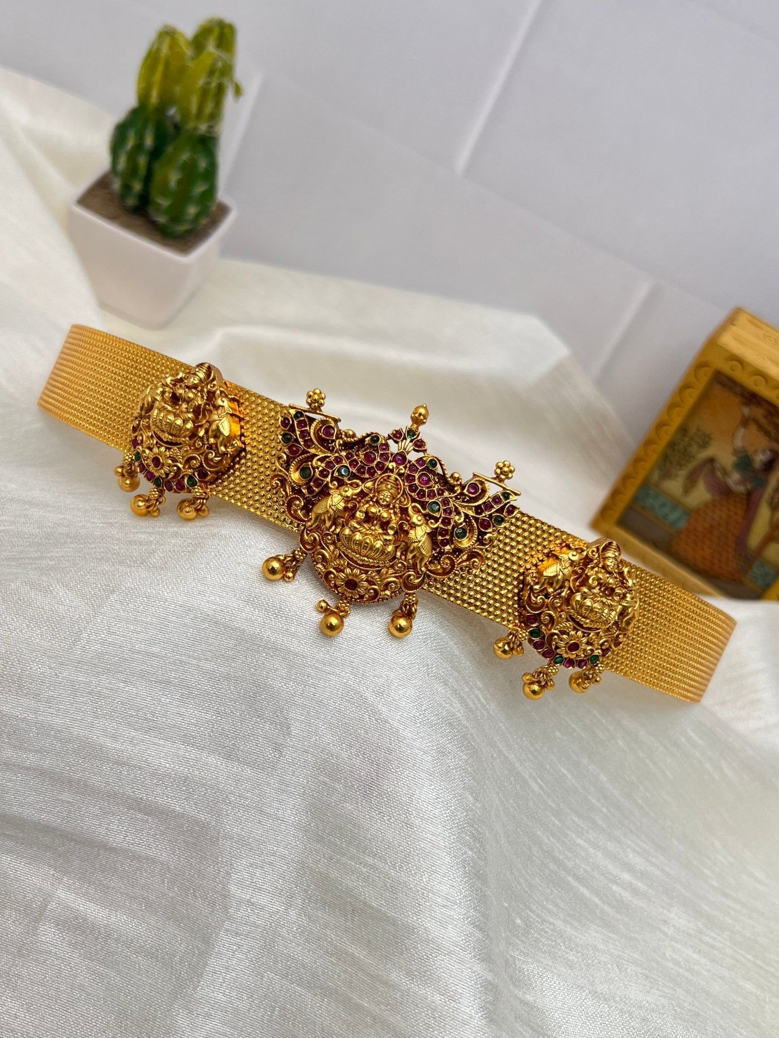 Premium Vaddanam Kamarbandh Waist Belt for Kids 3 yrs - 8 yrs - 010-3 yrs - 8 yrs