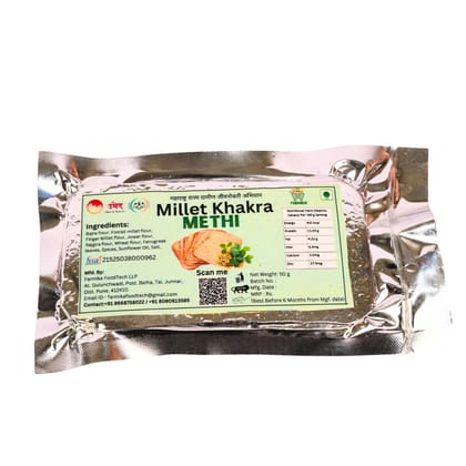FARMIKA Millets Methi Khakhra
