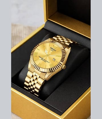 Abrexo Gold Stainless Steel Analog Men's Watch