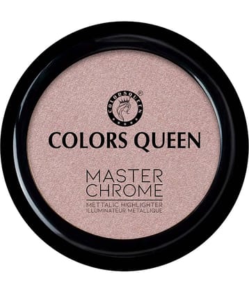 Colors Queen Master Chrome Mettalic Illuminating Highlighter 7.5g, Worldwide Hit (Shade - 04)