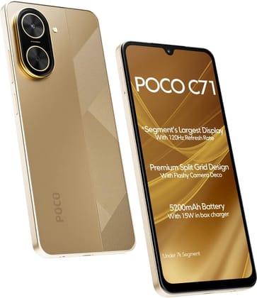 POCO C71, Desert Gold (6GB, 128GB)