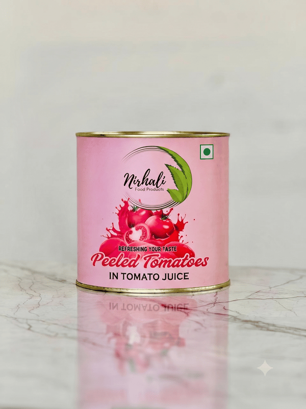 Nirhali Peeled Tomatoes In Tomato Juice | Ready-To-Use Culinary Base | Cooking & Sauces