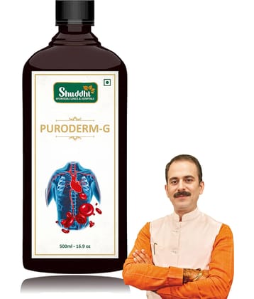 Shuddhi Puroderm-G Tonic | Herbal Blood Purifying Tonic, 500ml