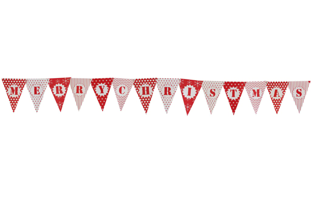 Merry Christmas Bunting Banner - 6FT - Party and Festive Needs | Buy online on ZillyBuy