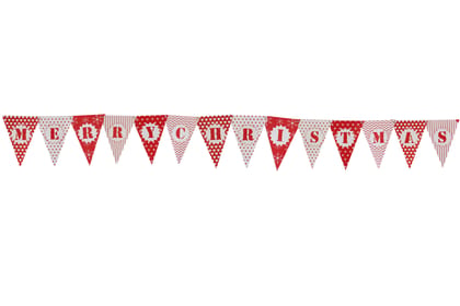 Merry Christmas Bunting Banner - 6FT