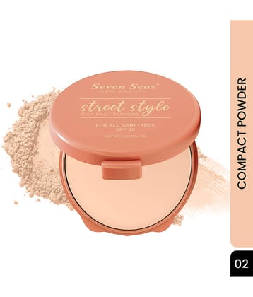 Seven Seas Street Style Compact Powder Pressed Powder Medium 16 g