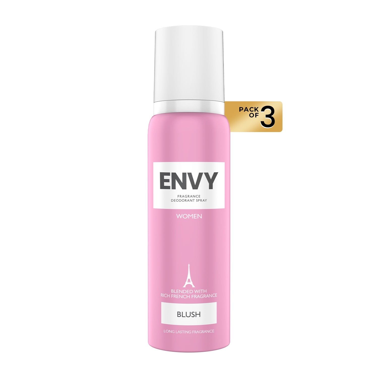 ENVY Pack of 3 Blush Deos For Women - 140ml Each