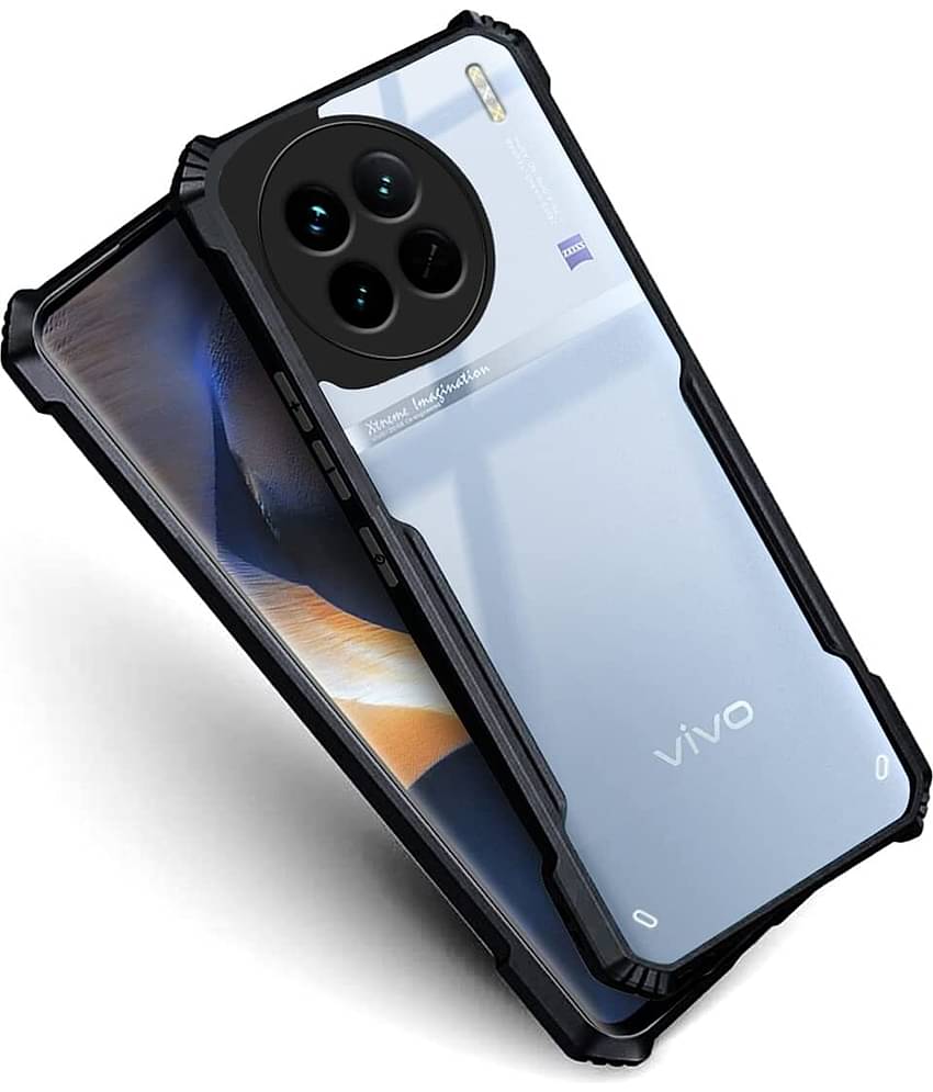 VAKIBO Plain Cases Compatible For Rubber Vivo X90 5G ( Pack of 1 )